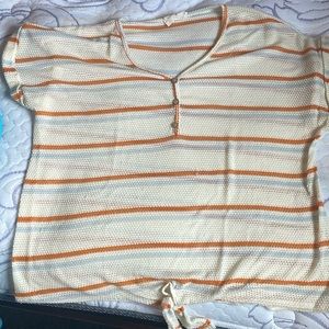Worn once, in good condition, knit material